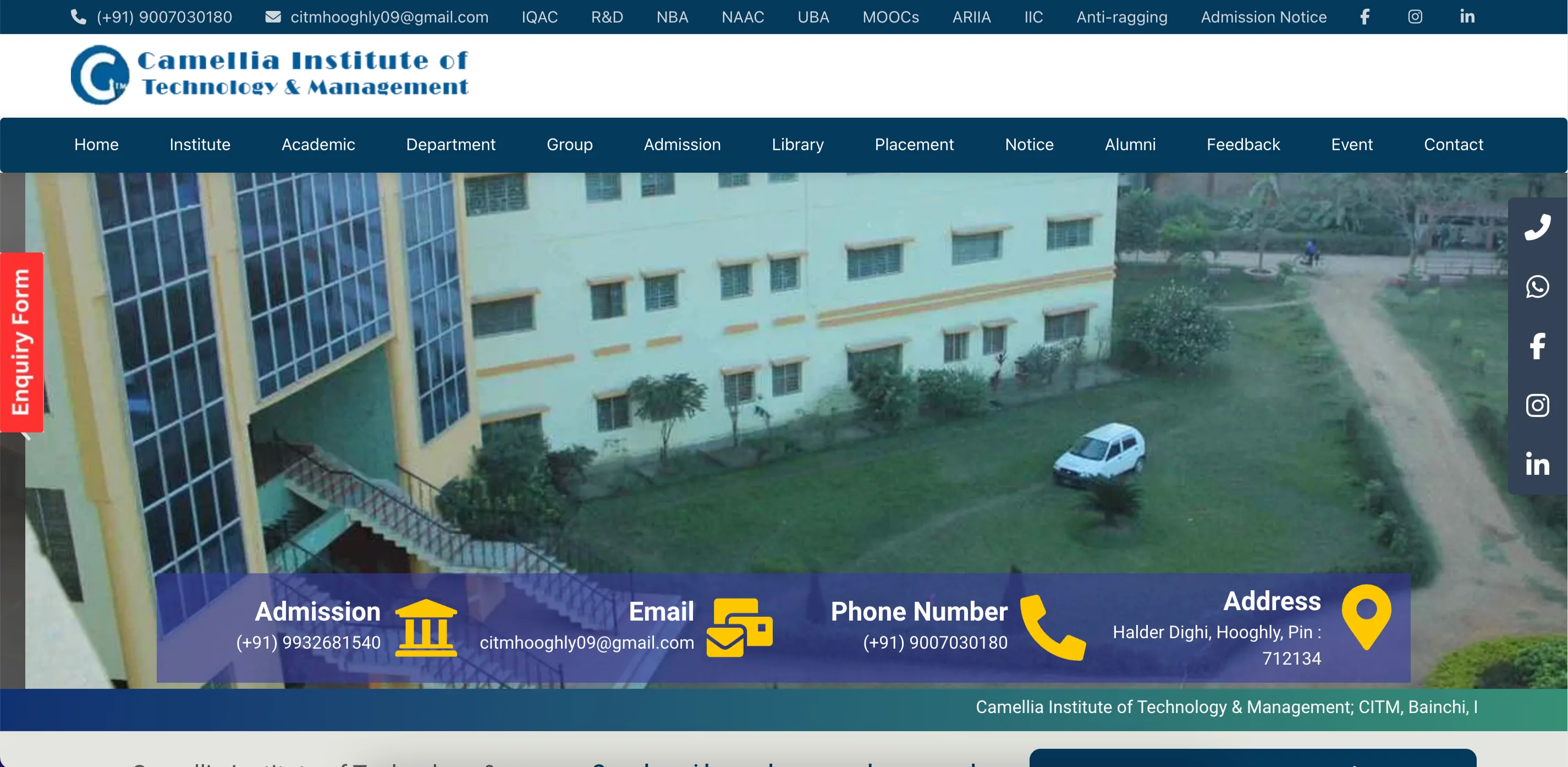 College Website